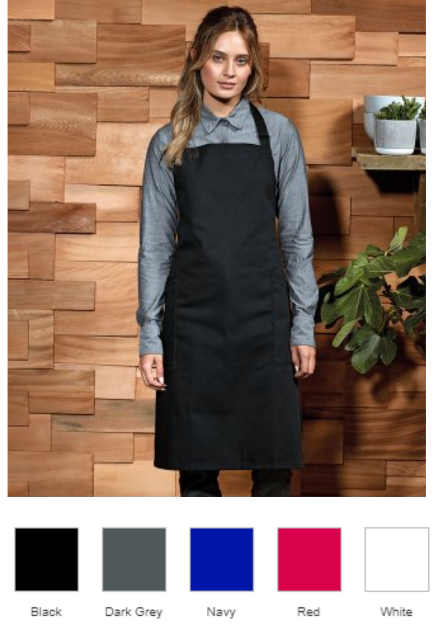 Premier PR120 Recycled and Organic Fair Trade Apron